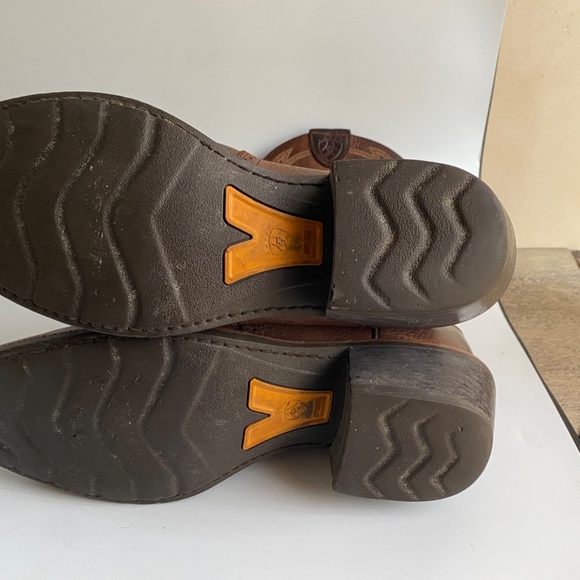 Men's Ariat Leather Western Cowboy Boots 10 D - Picture 8 of 16